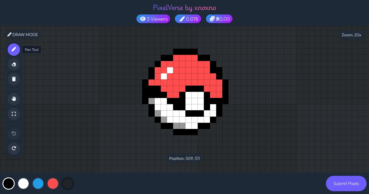 Collab Pixel Canvas